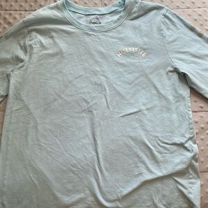 Light blue Hollister long sleeve shirt